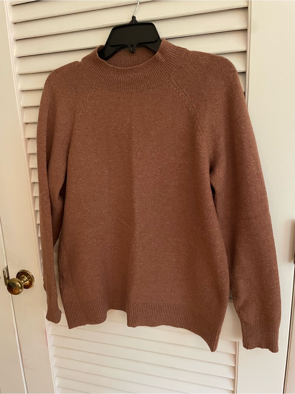 LOFT Crewneck Sweater in Warm Brown